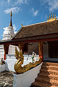 Luang Prabang, Laos. Wat Phonsaat, the temple on the opposite shore of the Nam Khan.